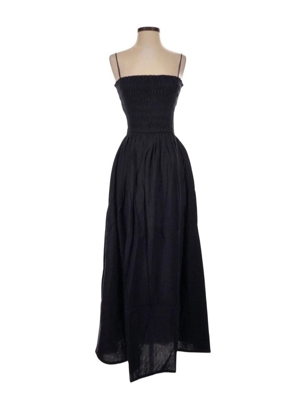 Laude The Label Black Silk Maxi Dress